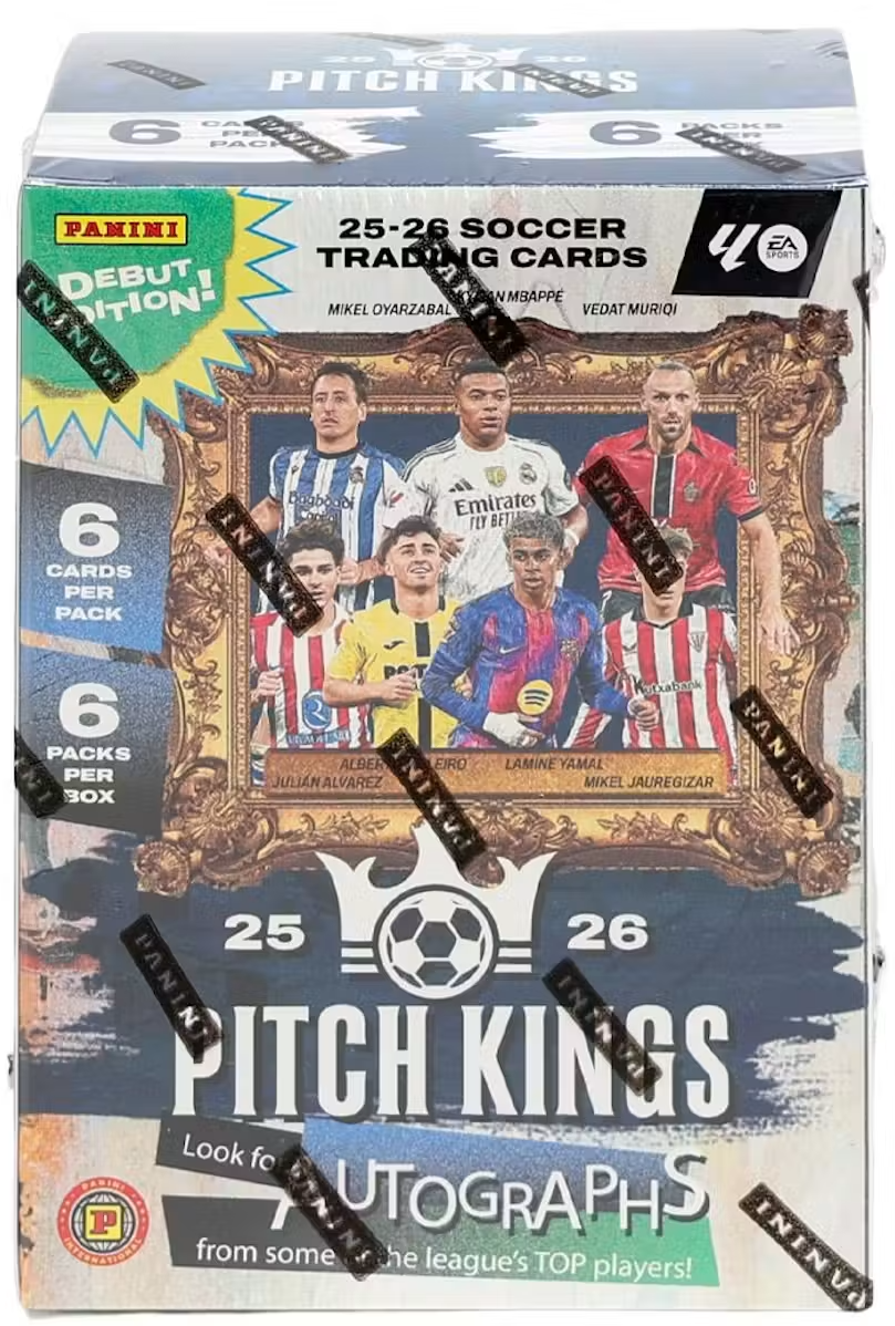 2025-26 Panini Pitch Kings Soccer International Blaster Box