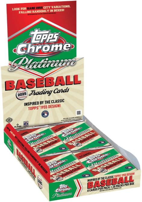 2025-26 Topps Chrome Platinum Baseball Hobby Box