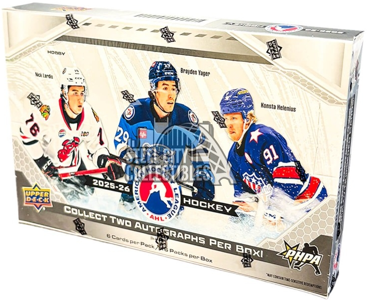 2025-26 Upper Deck AHL Hockey Hobby Box