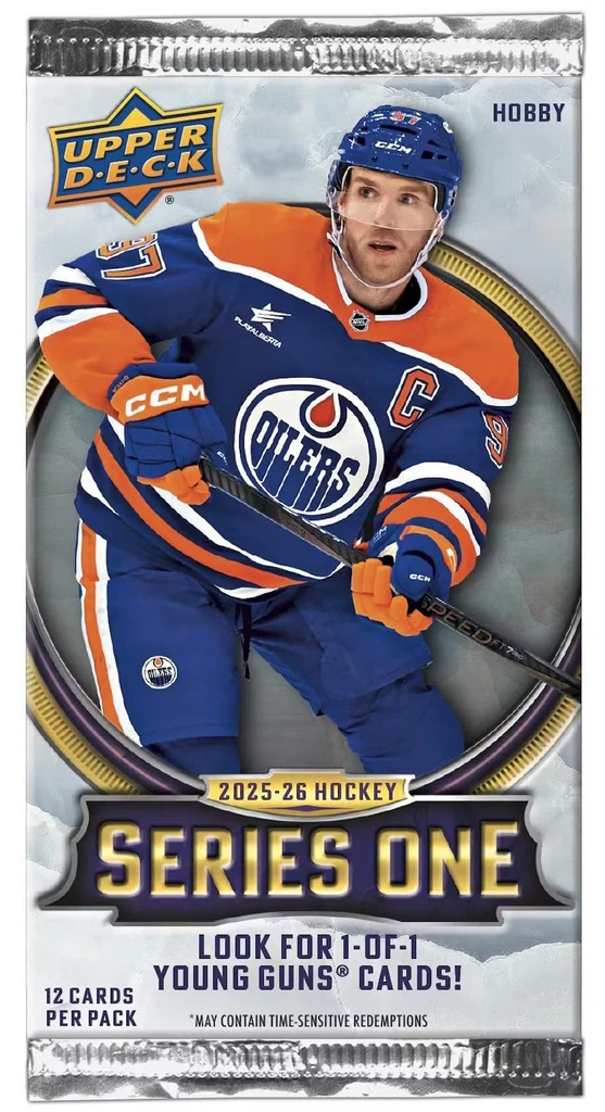 2025-26 Upper Deck Series 1 Hockey Hobby Pack