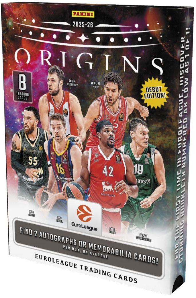 2025-26 Panini Origins Euroleague Basketball Hobby Box