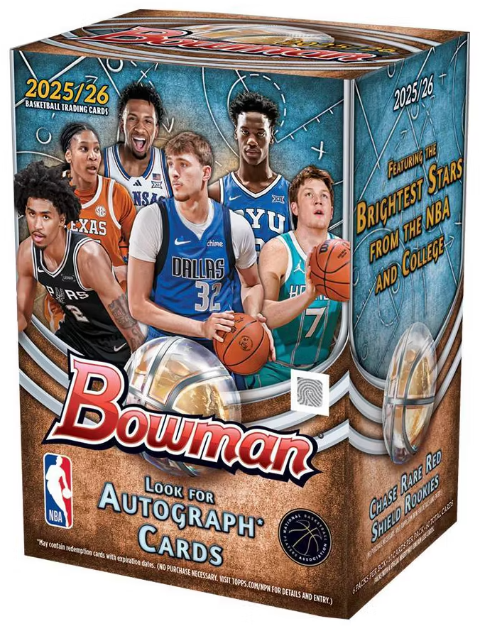 2025-26 Topps Bowman Basketball Blaster Box