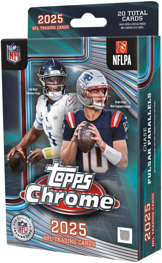 2025 Topps Chrome Football Hanger Box
