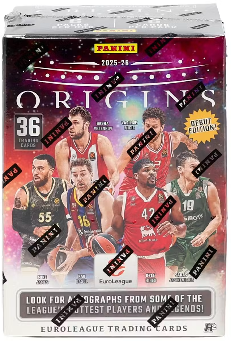 2026 Panini Origins Euroleague Basketball H2 Box