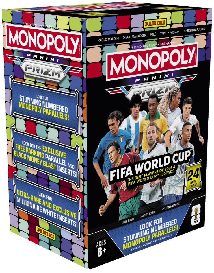 2026 Panini Prizm Monopoly FIFA World Cup Soccer Blaster Box