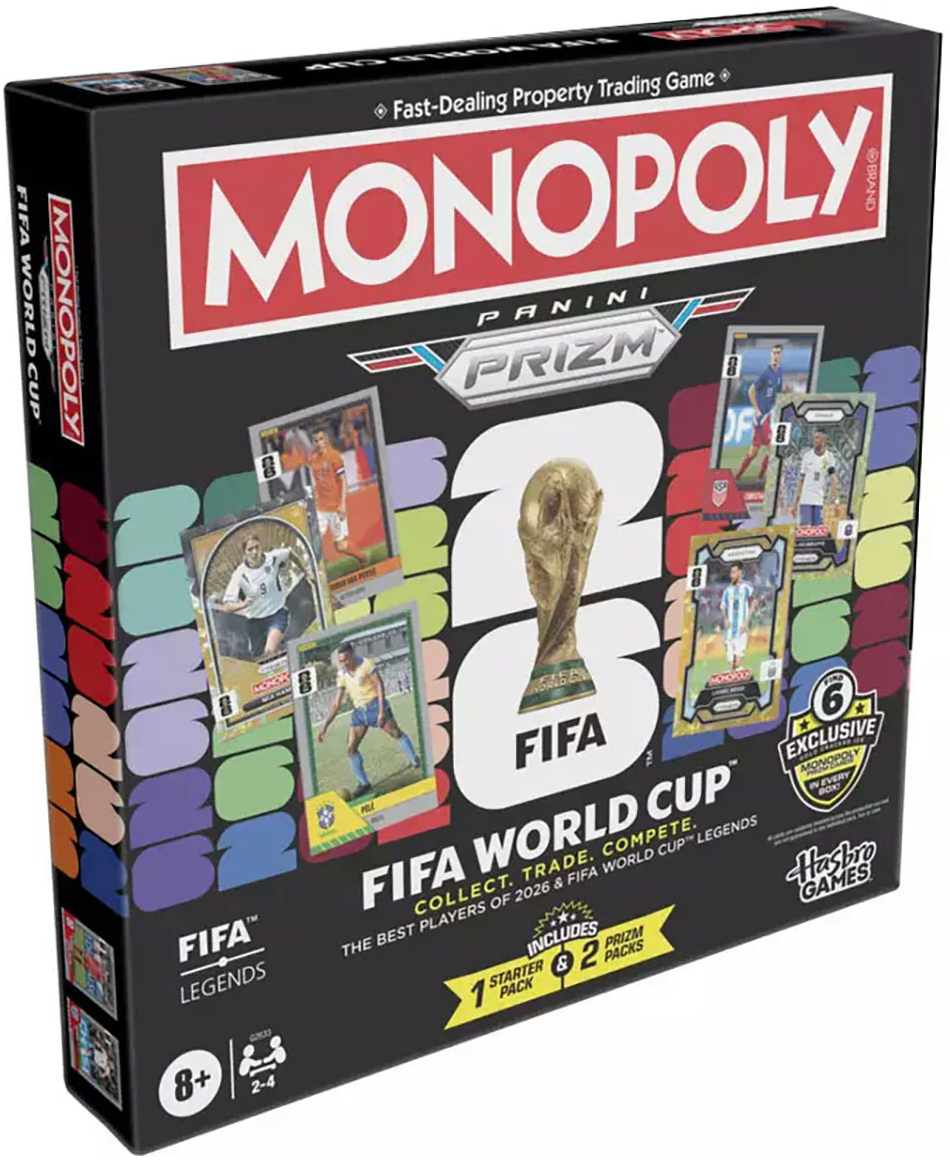 2026 Panini Prizm Monopoly FIFA World Cup Soccer Board Game