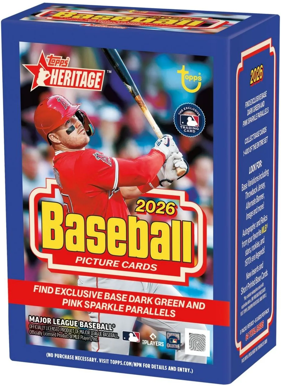 2026 Topps Heritage Baseball Blaster Box