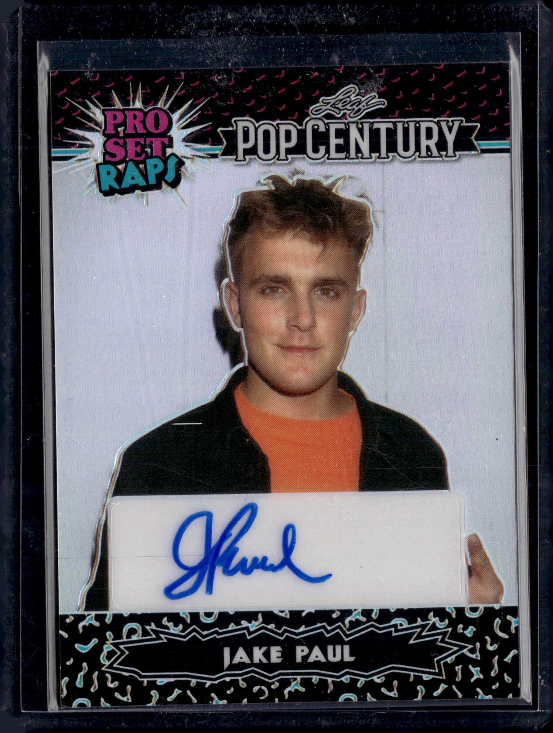 2023 Leaf Pop Century Metal Jake Paul Pro Set Raps auto #3/8 PSR-JP1