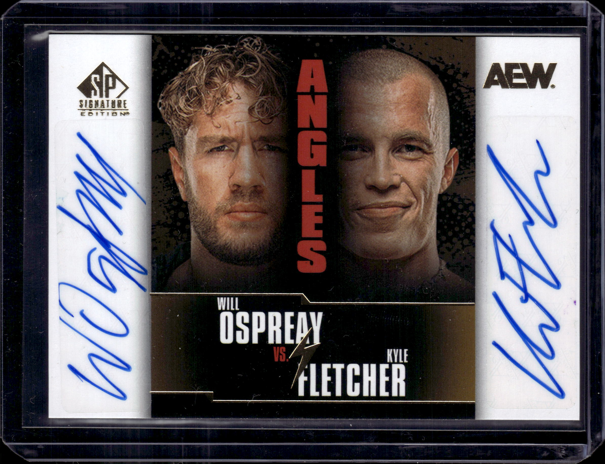 2025 Upper Deck AEW SP Signature Autograph Dual Auto Will Ospreay Kyle Fletcher