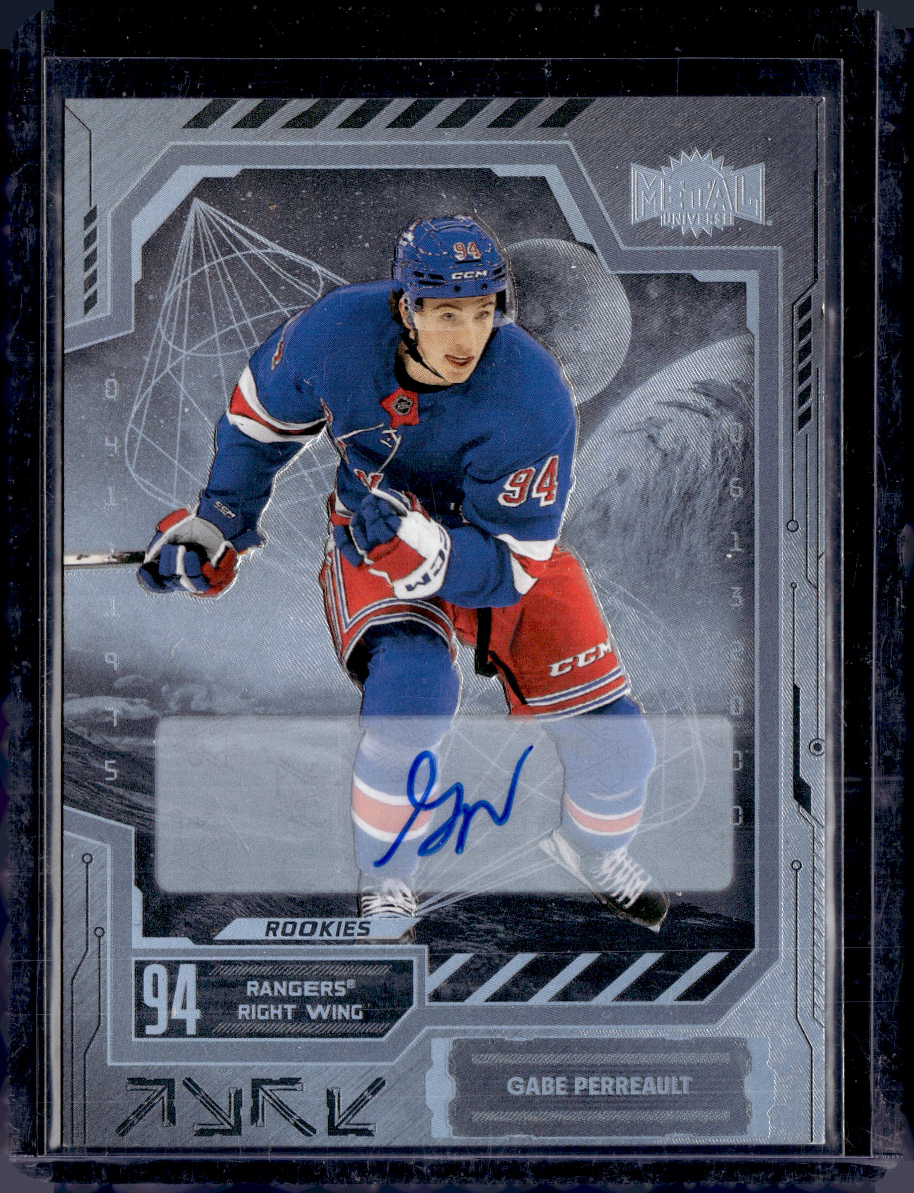 2025-26 Upper Deck Skybox Metal Gabe Perreault Auto RC
