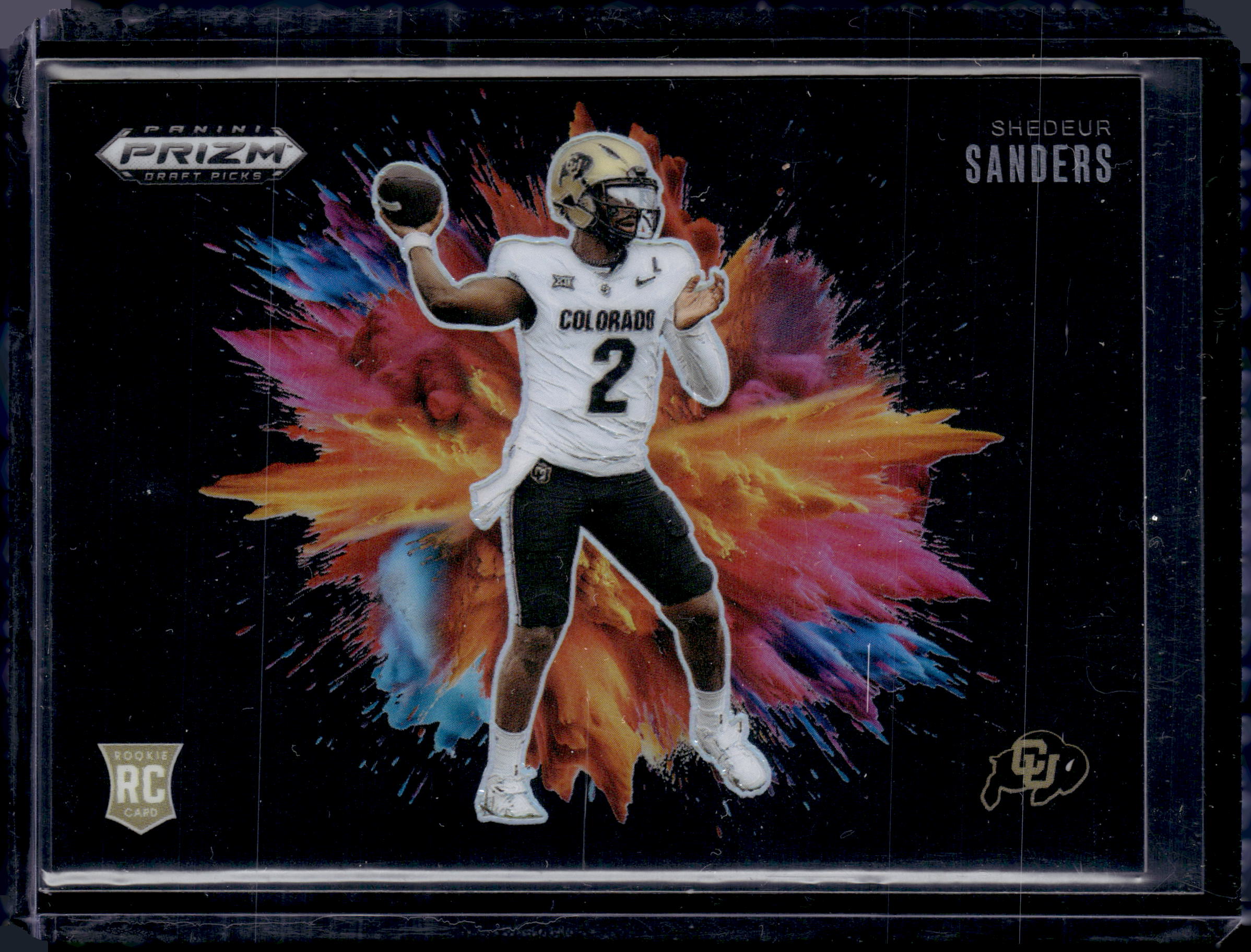 2025 Panini Prizm Draft Picks Black Color Blast Shedeur Sanders #15