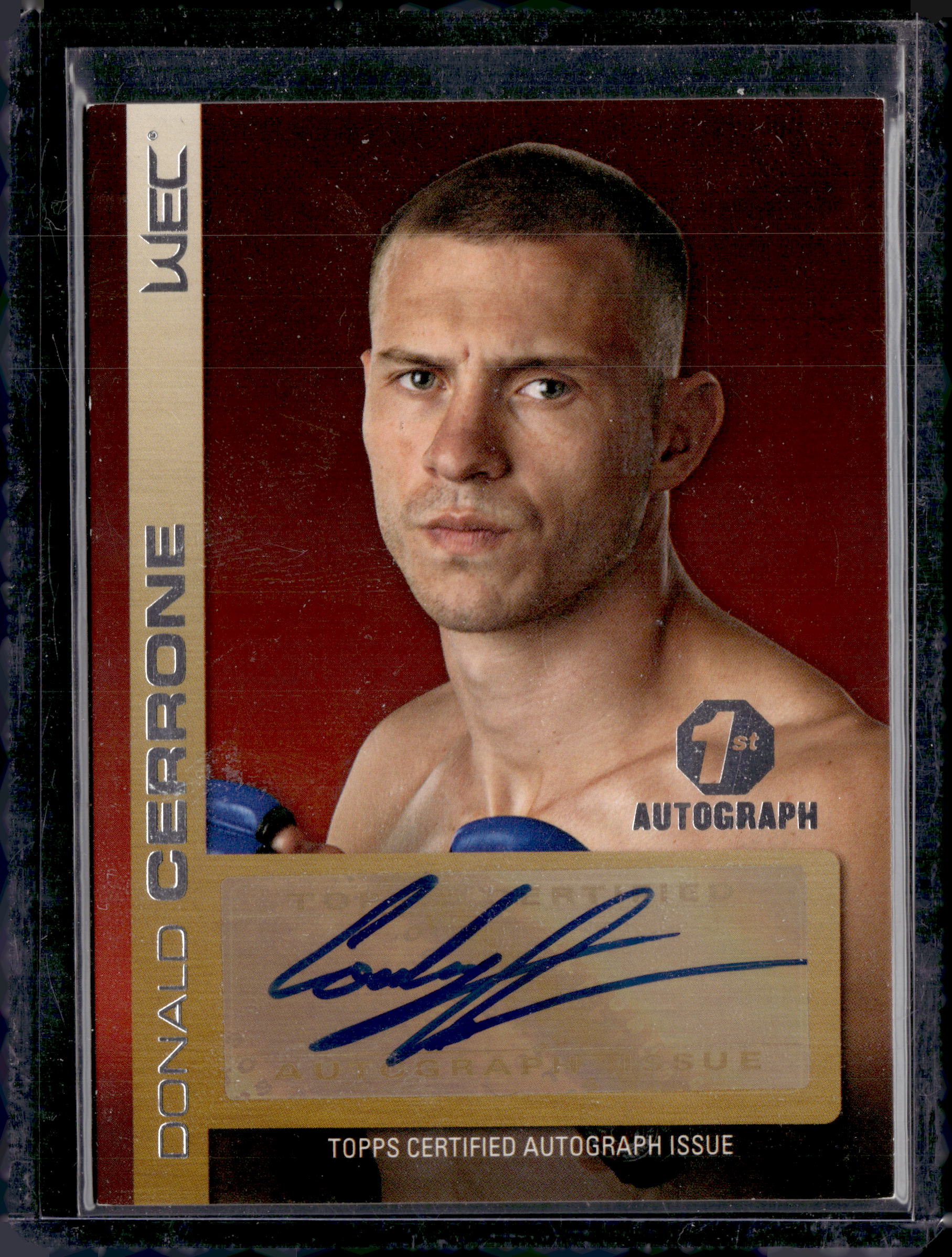 2011 Topps UFC Fighter 1st Autograph Title Shot Donald Cerrone #FA-DCE