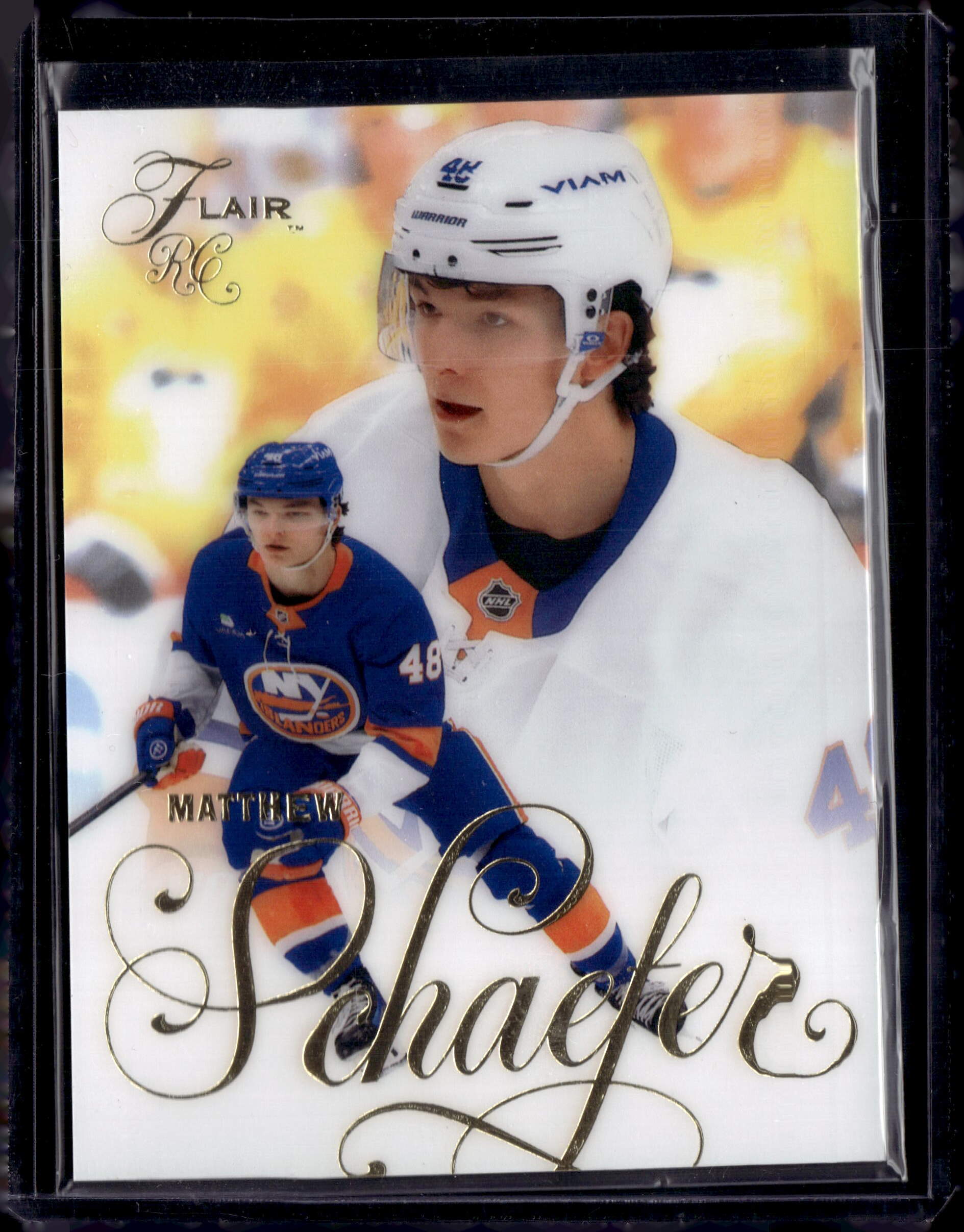 2025‑26 Fleer Flair Hockey Matthew Schaefer Rookie RC #194