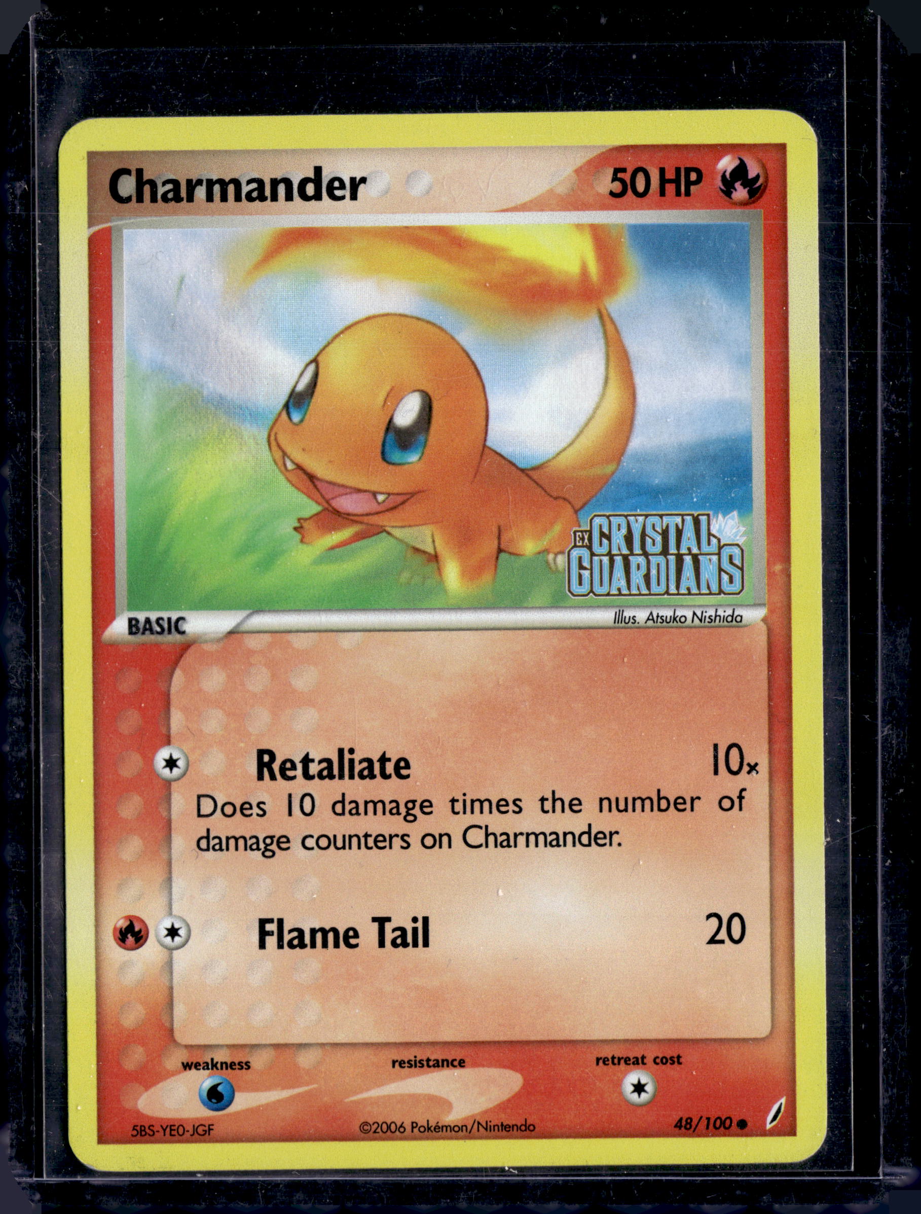 2006 Crystal Guardians Charmander Reverse Holo