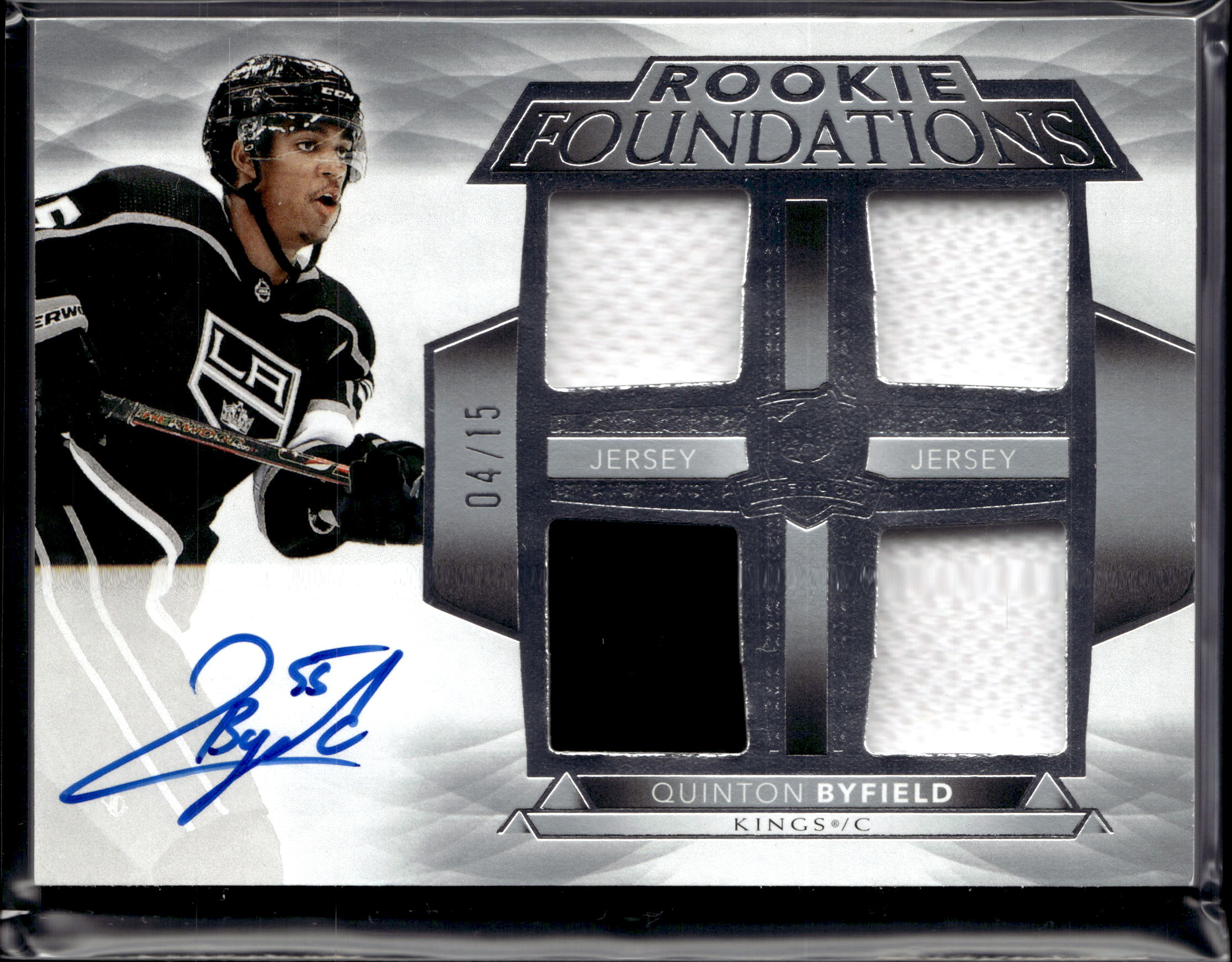 2021-22 UD The Cup Quinton Byfield Patch Auto /15