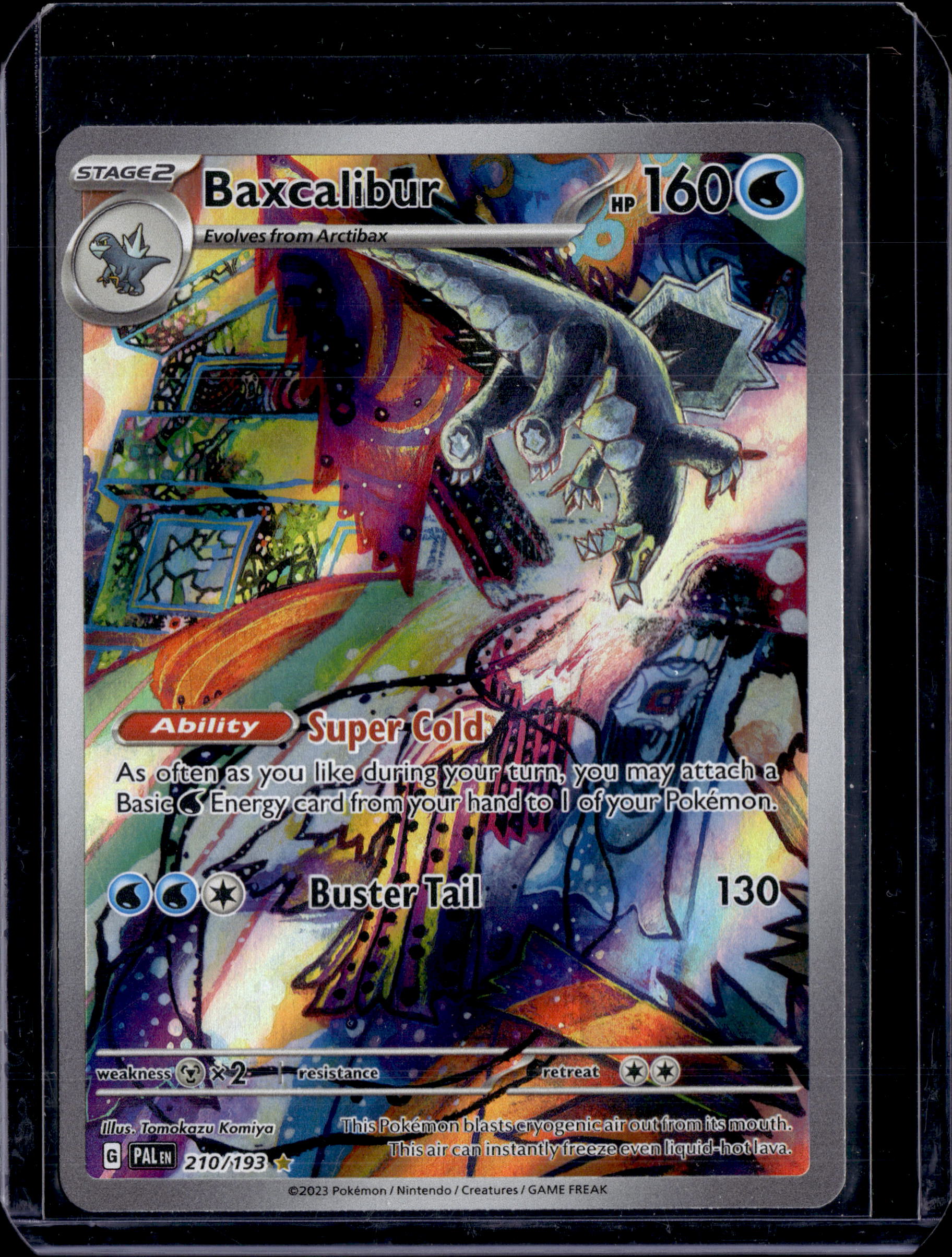 2023 Paldea Evolved Baxcalibur IR 210/193