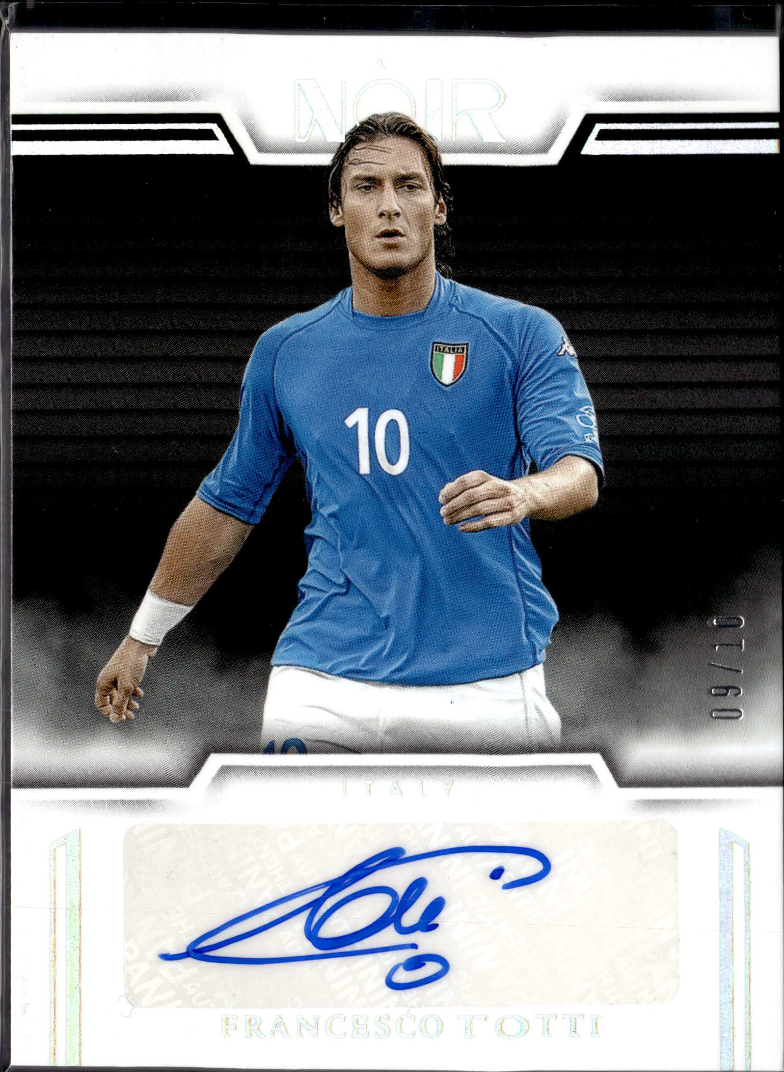 2025-26 Panini Noir Road To World Cup /10 Auto Francesco Totti /10