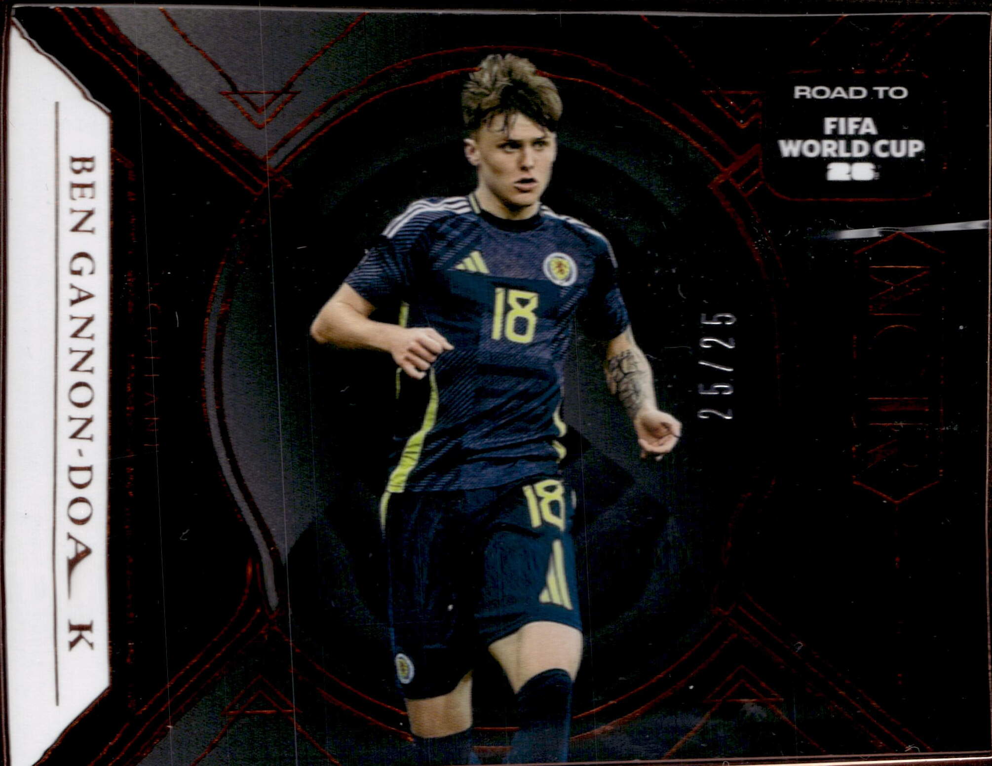 2025-26 Panini Noir Road To World Cup Bronze /25 Ben Gannon-Doak