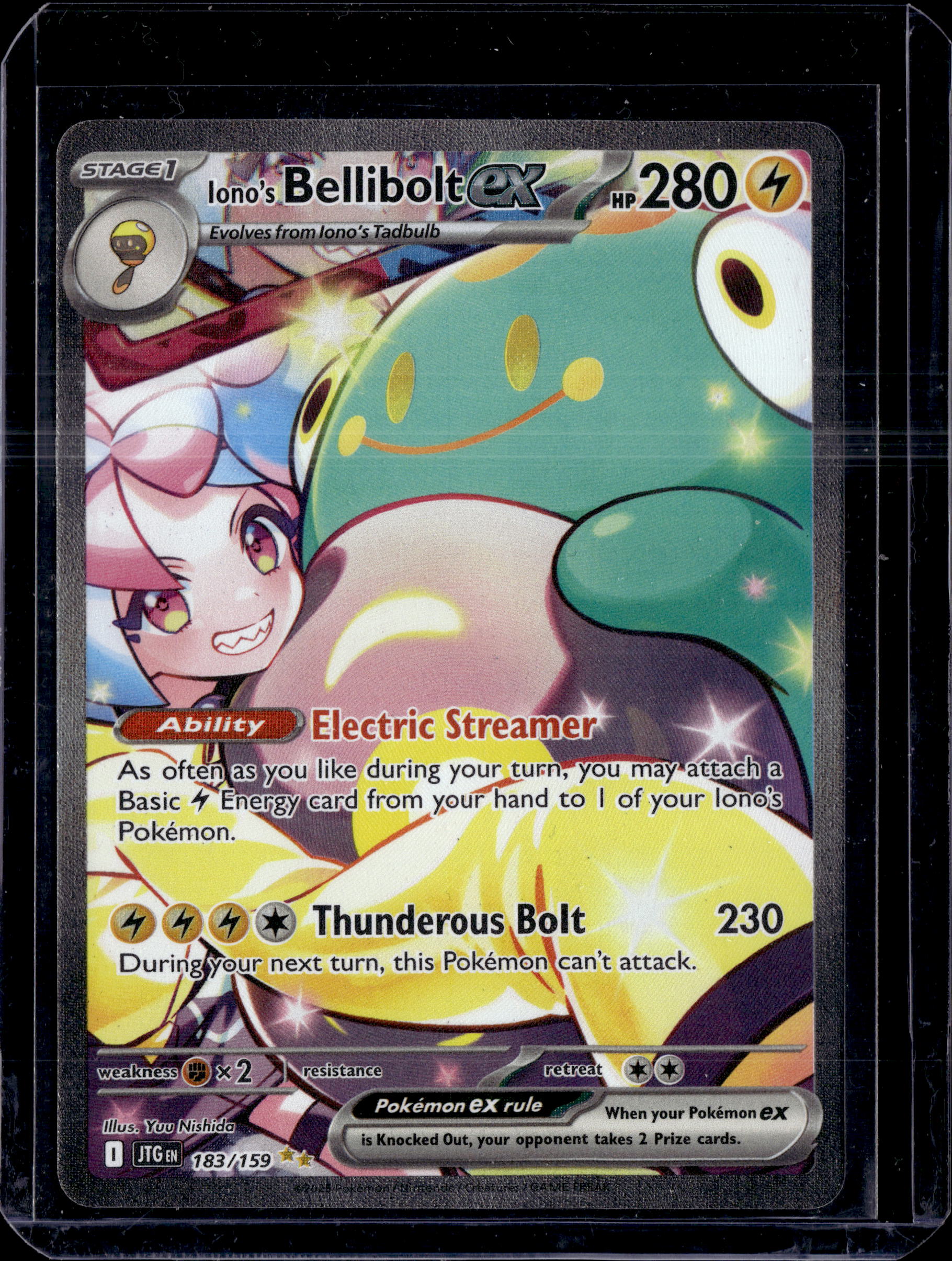 2025 Journey Together Iono's Bellibolt ex Special Illustration Rare