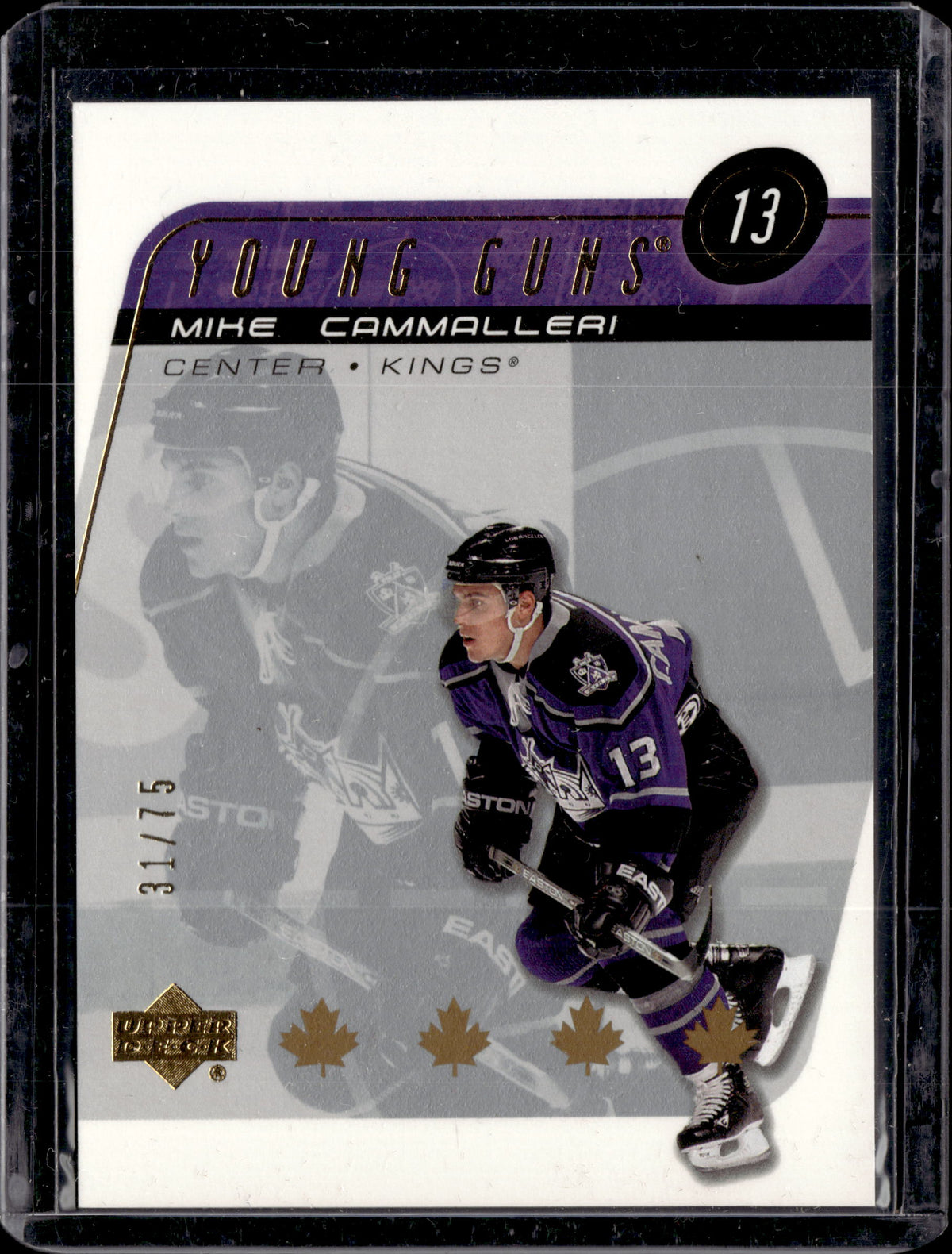 2003 Upper Deck Young Guns Exclusive Mike Cammalleri /75