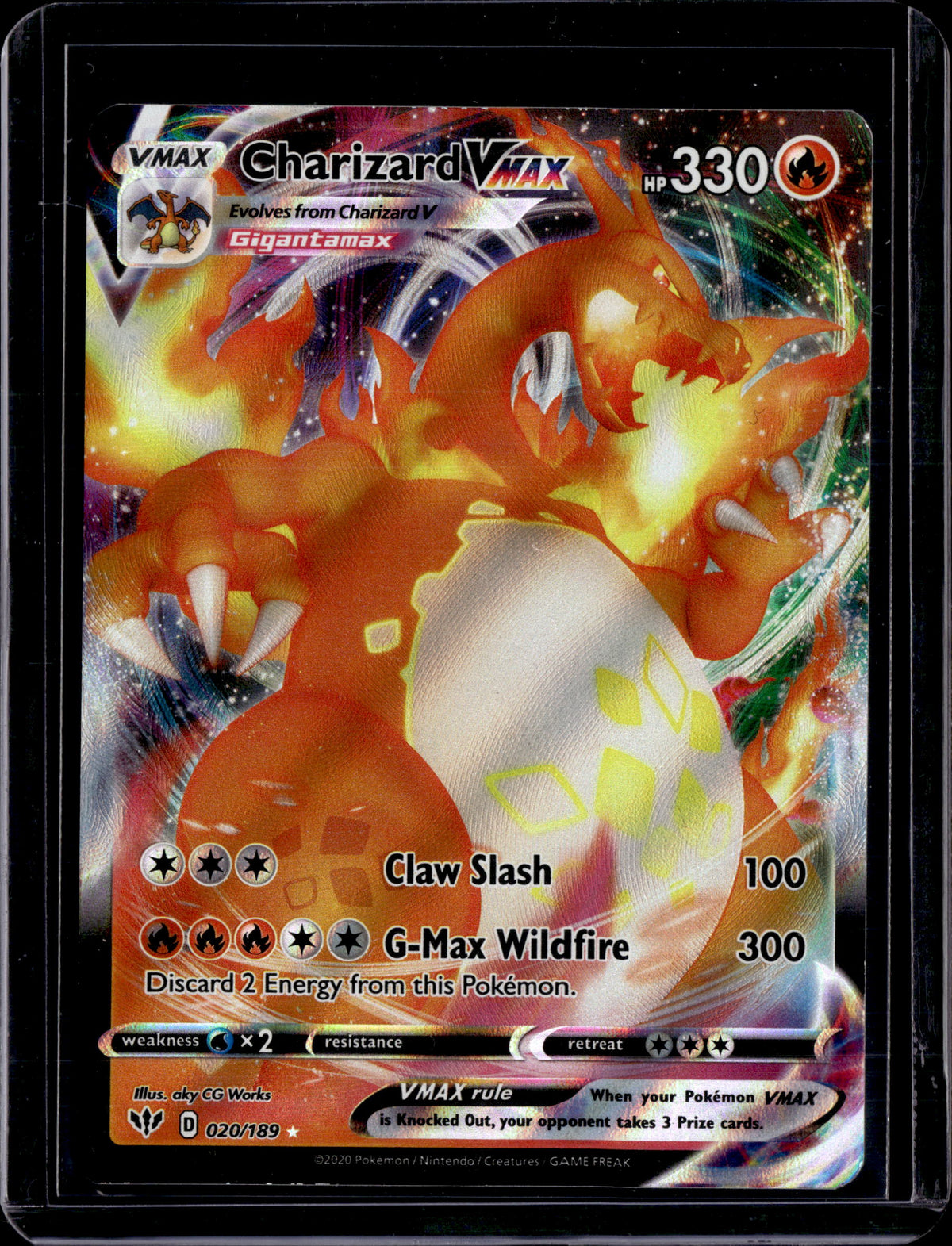 2020 Darkness Ablaze Charizard VMAX Ultra Rare
