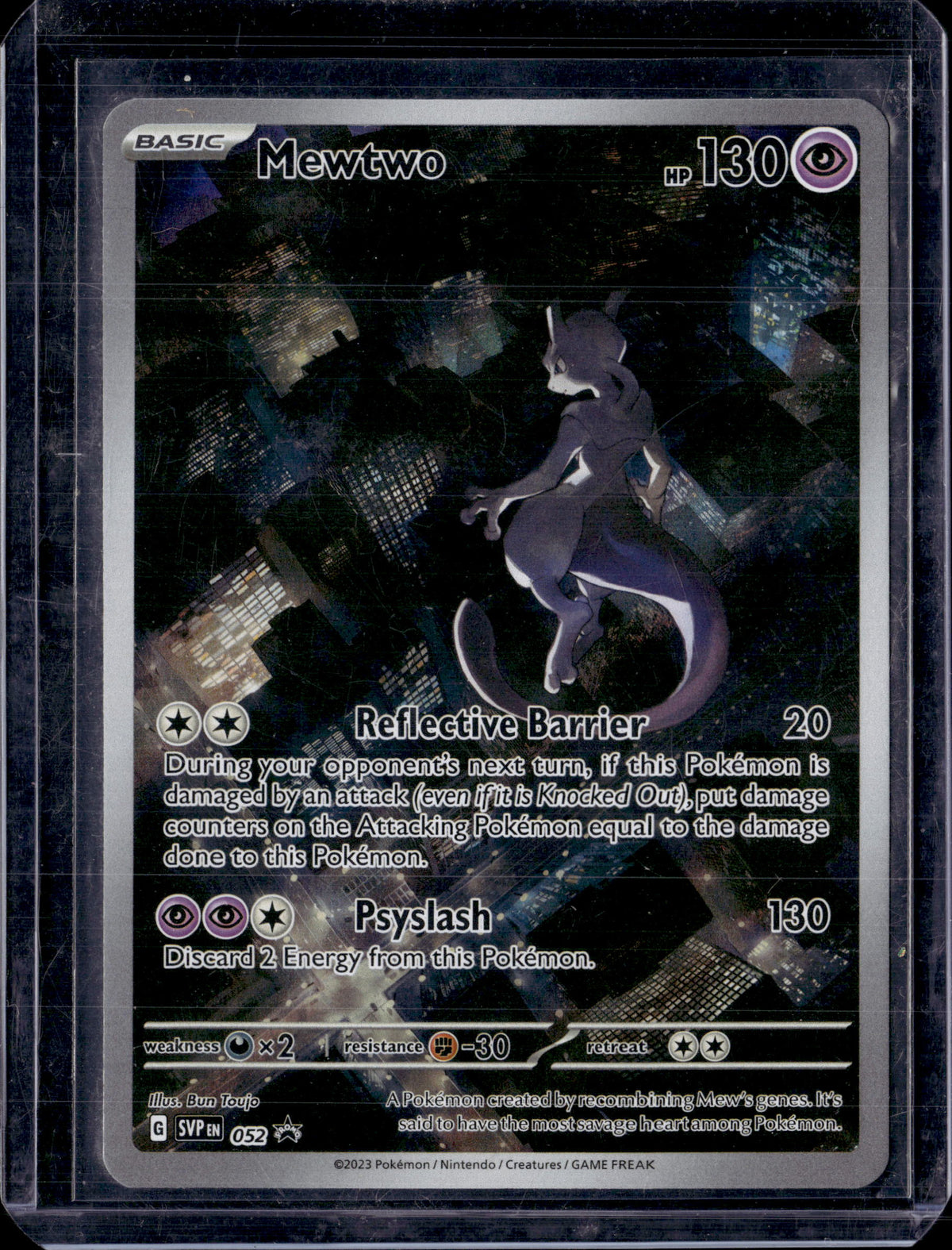 2023 Pokemon Scarlet & Violet Promo Mewtwo 052 (e)