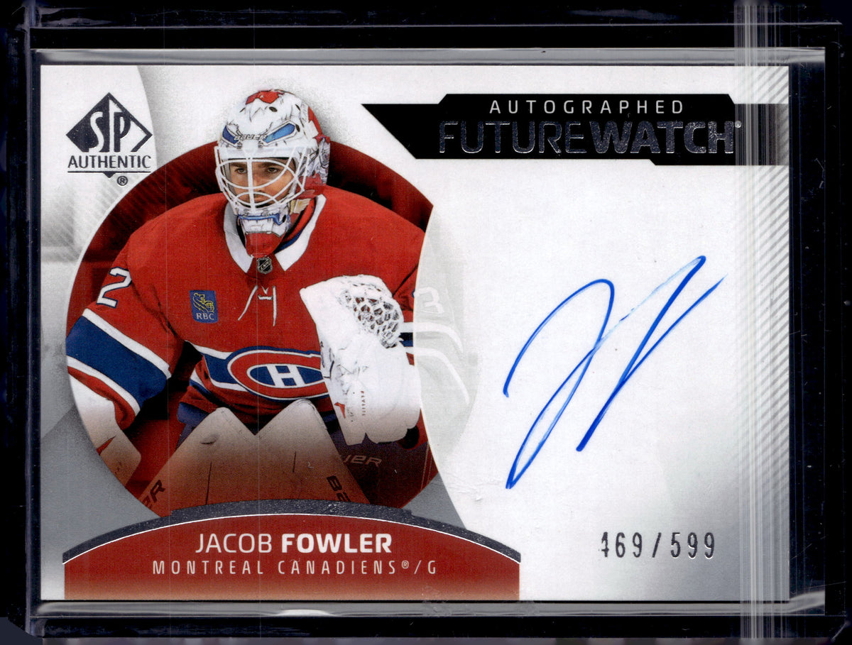 2025-26 SP Authentic Future Watch Auto Retro /599 Jacob Fowler