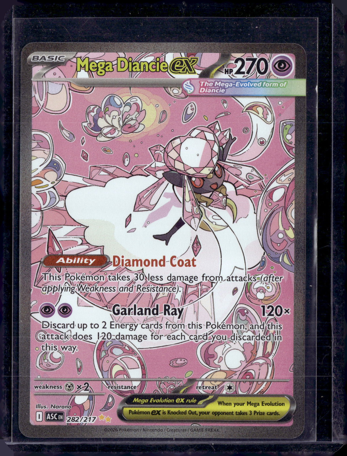 2026 Ascended Heroes Mega Diancie ex Special Illustration Rare