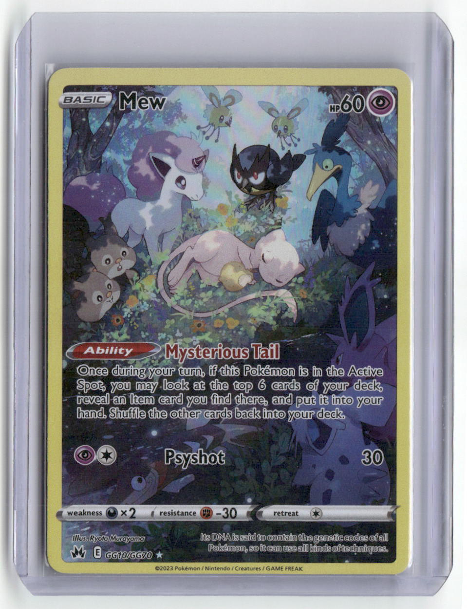 2023 Crown Zenith: Galarian Gallery Mew GG10/GG70 (B)