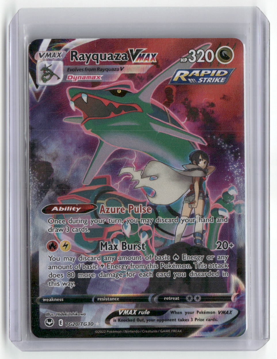 2022 Silver Tempest Trainer Gallery Rayquaza VMAX TG20/TG30