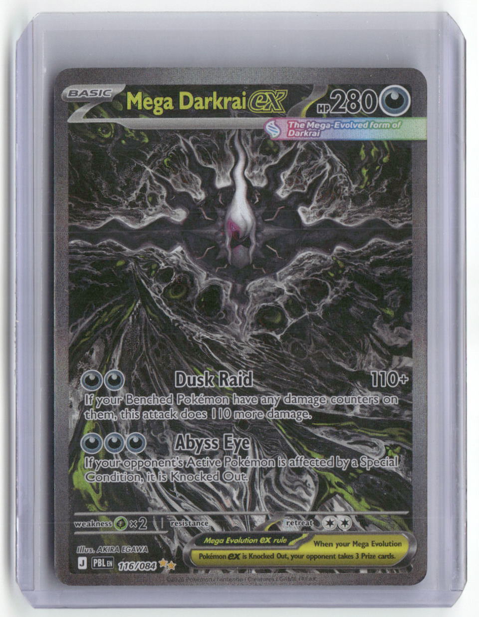 2026 Pitch Black Mega Darkrai ex SIR 116/084