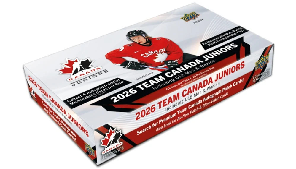 2026 Upper Deck Team Canada Juniors Hockey Hobby Box
