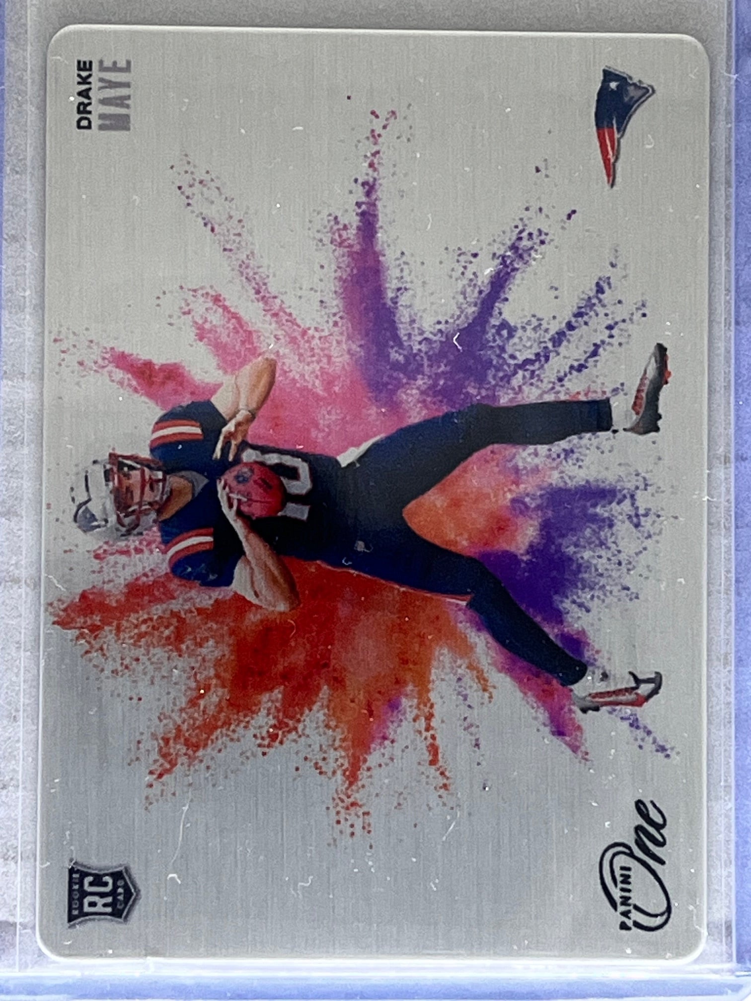 2024 Panini One Drake Maye Color Blast SSP Case Hit