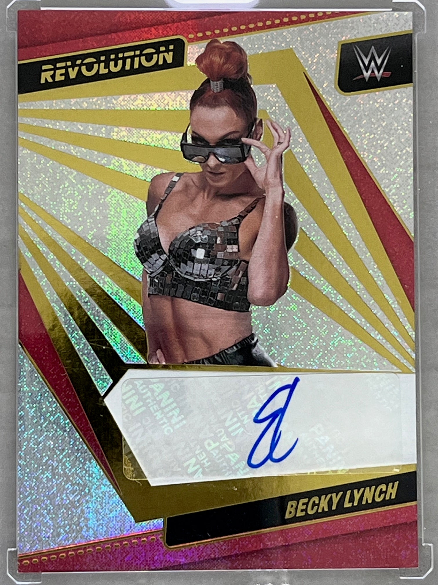 2022 Panini Revolution WWE Becky Lynch Auto