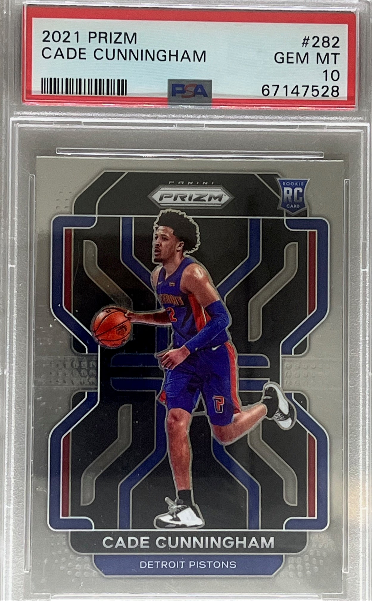 2021-22 Panini Prizm Cade Cunningham #282 (RC) PSA 10