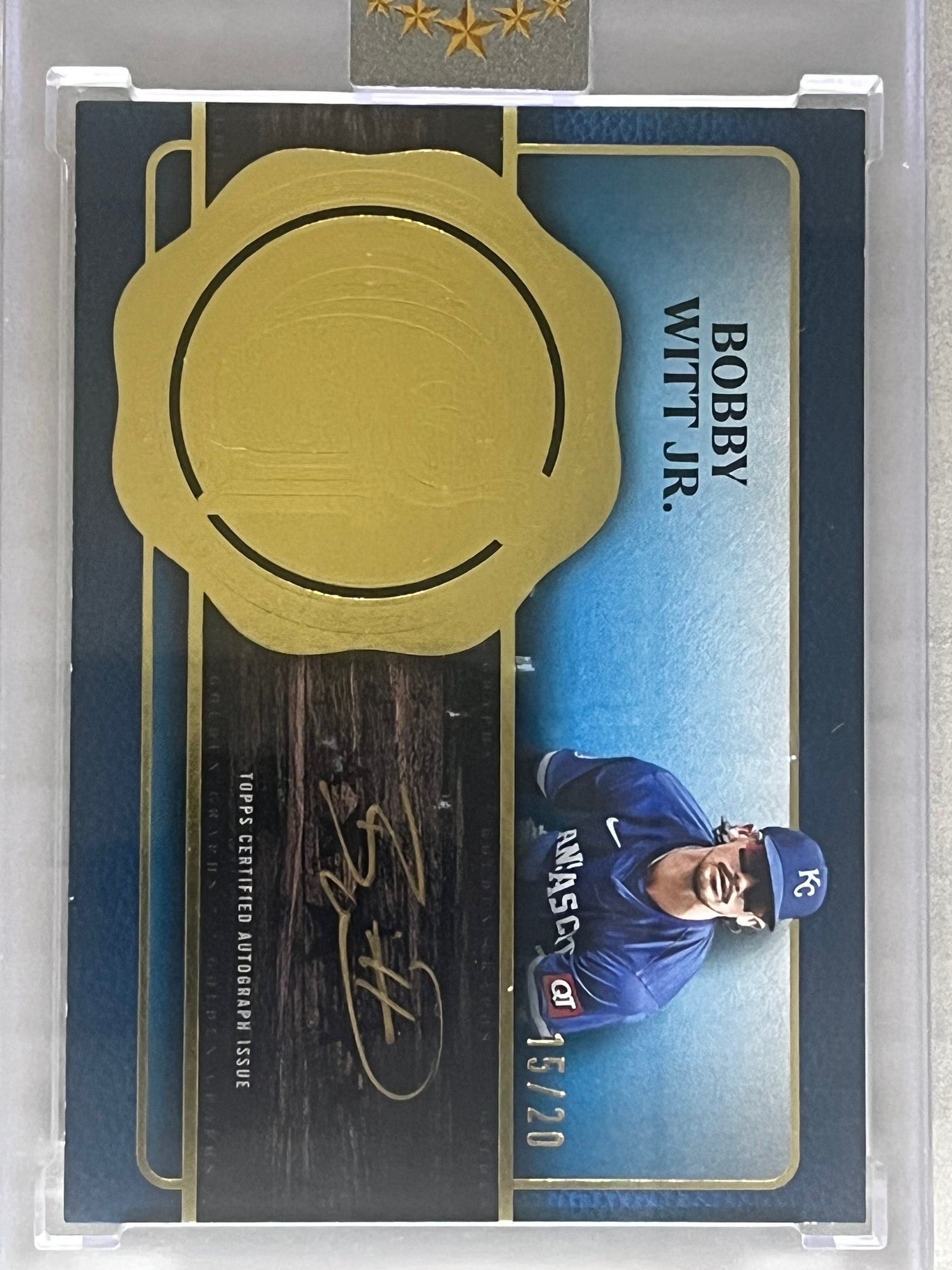 2025 Topps Five Star Golden Graphs Bobby Witt Jr. Autograph /20