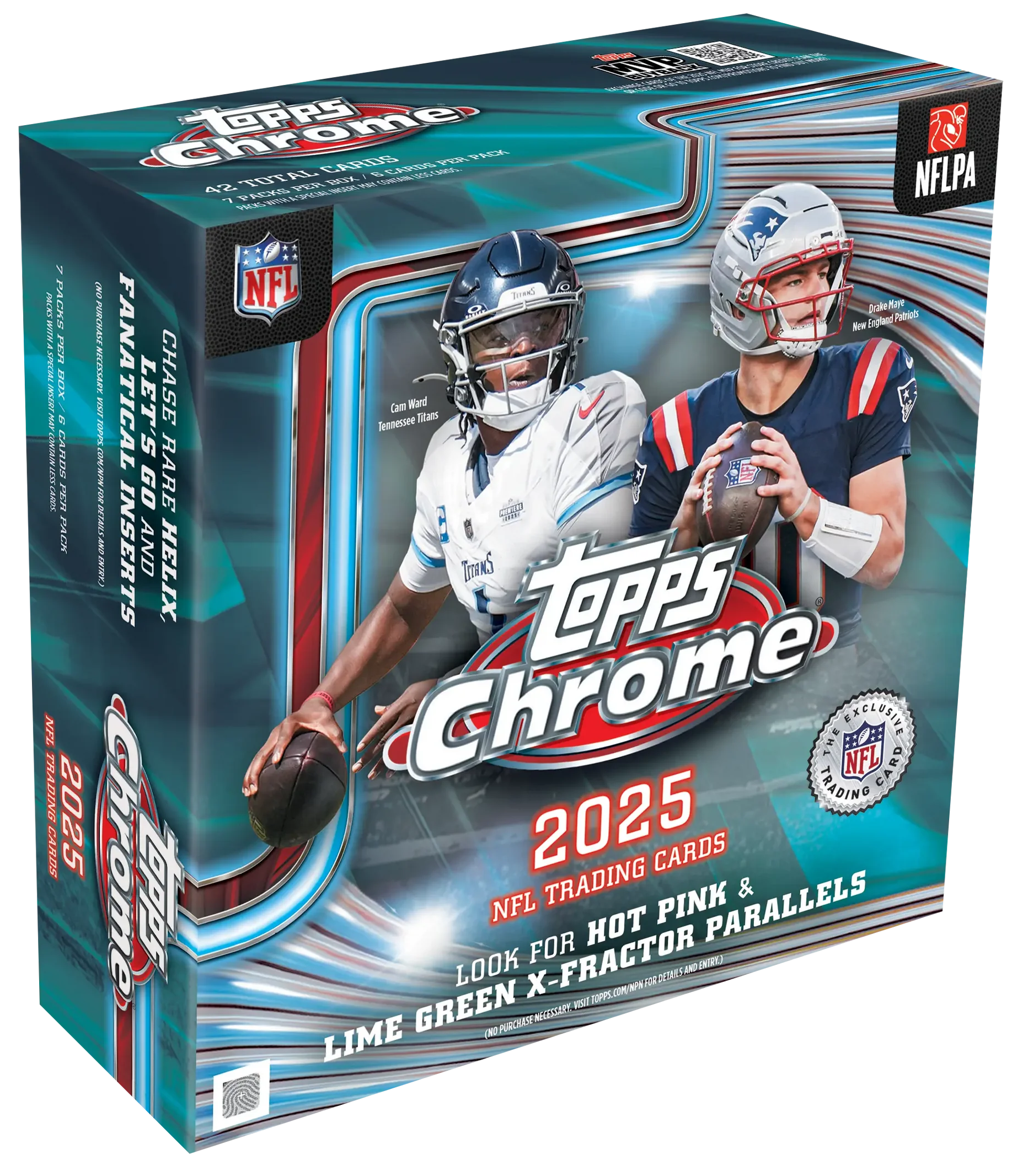 2025 Topps Chrome Football Mega Box