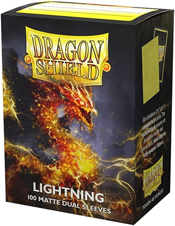 Dragon Shield Matte Dual Sleeves - Lightning