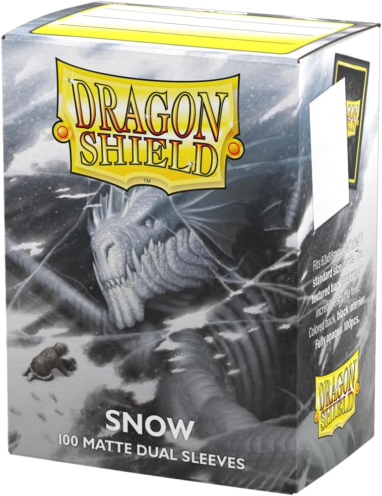 Dragon Shield Matte Dual Sleeves - Snow