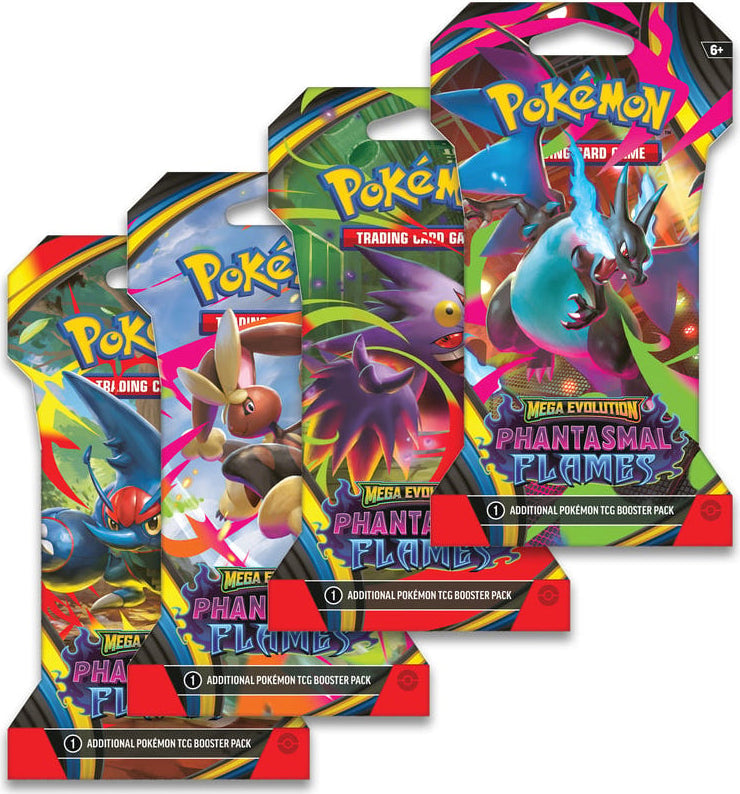 2025 Mega Evolution Phantasmal Flames Sleeved Booster Pack