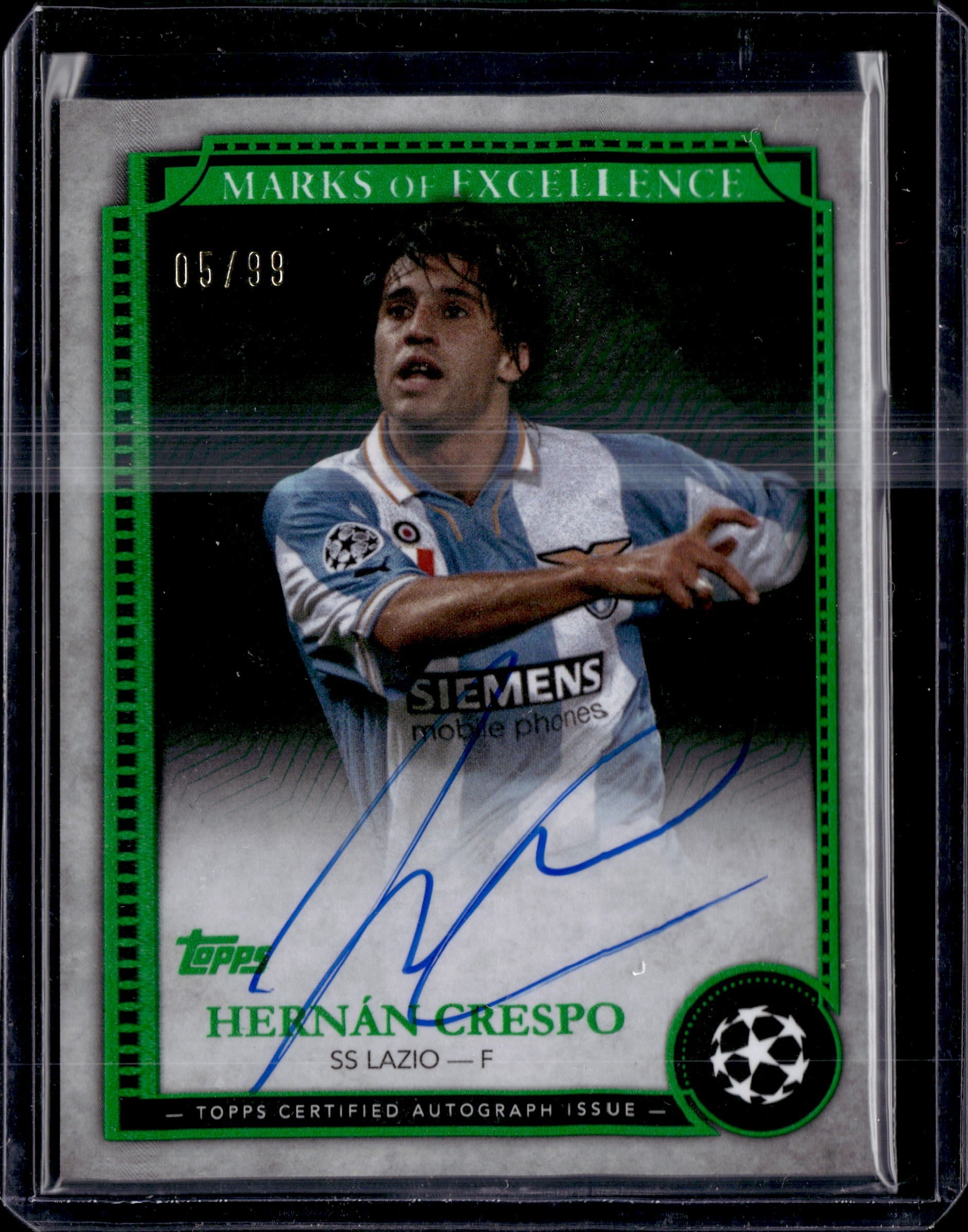2024 Topps Hernan Crespo Marks Of Excellence 05/99