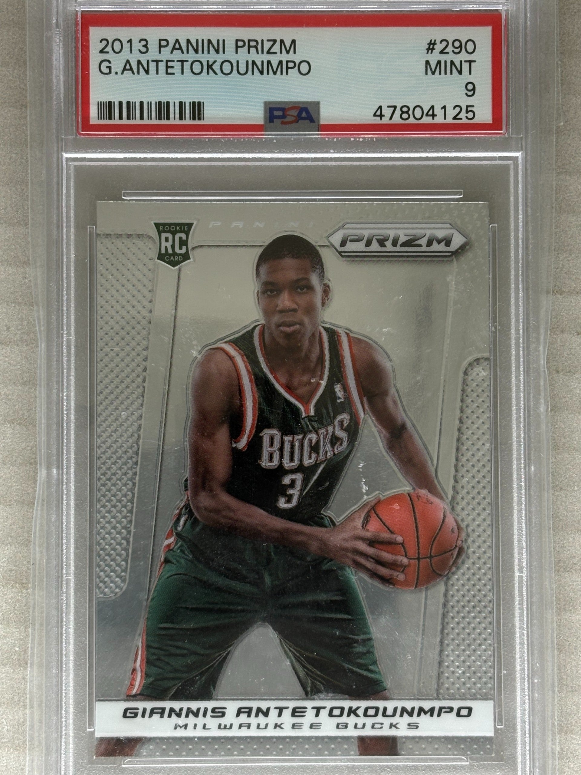 2013 Panini Prizm Giannis Antetokounmpo #290 PSA 9