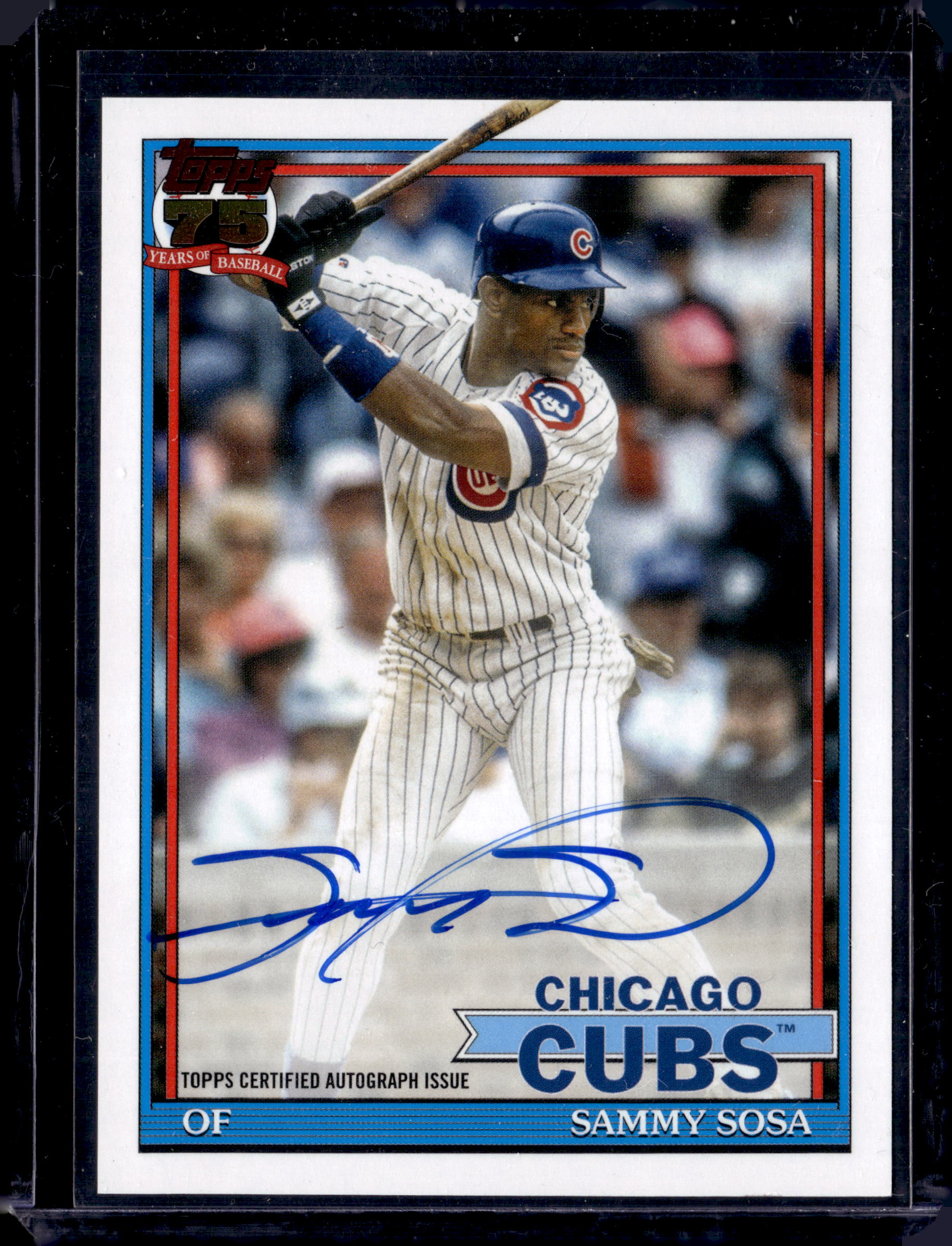 2026 Topps Series 1 Sammy Sosa Auto 1991 75th