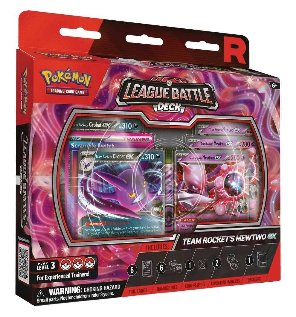 2025 Team Rocket's Mewtwo ex League Battle Deck