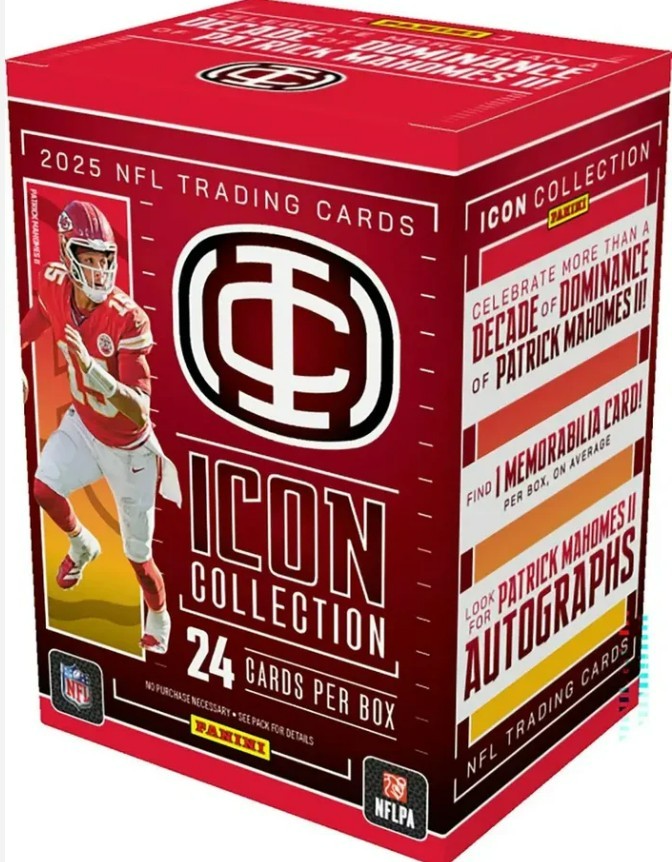 2025 Panini Authentically Patrick Mahomes Icon Collection Blaster Box