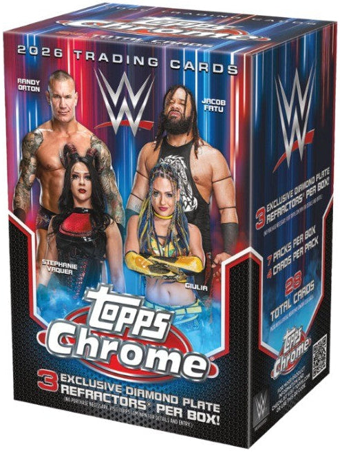 2026 Topps Chrome WWE Blaster Box