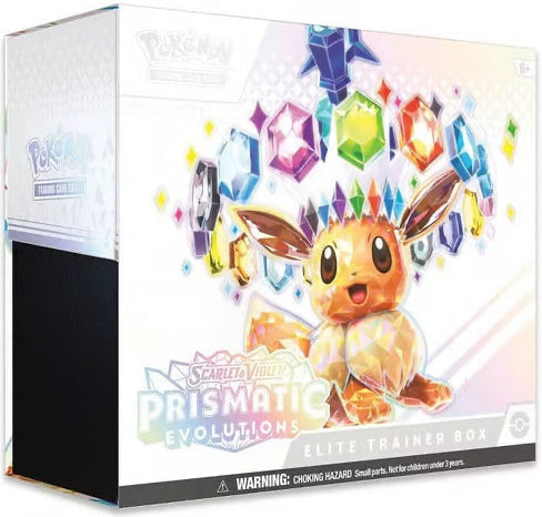 2025 Scarlet & Violet Prismatic Evolutions Elite Trainer Box