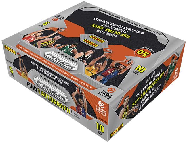 2024-25 Panini Prizm Turkish Airlines EuroLeague Basketball Hobby Box