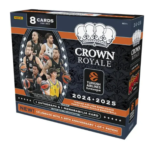 2024-25 Panini Crown Royale Euroleague Basketball Hobby Box
