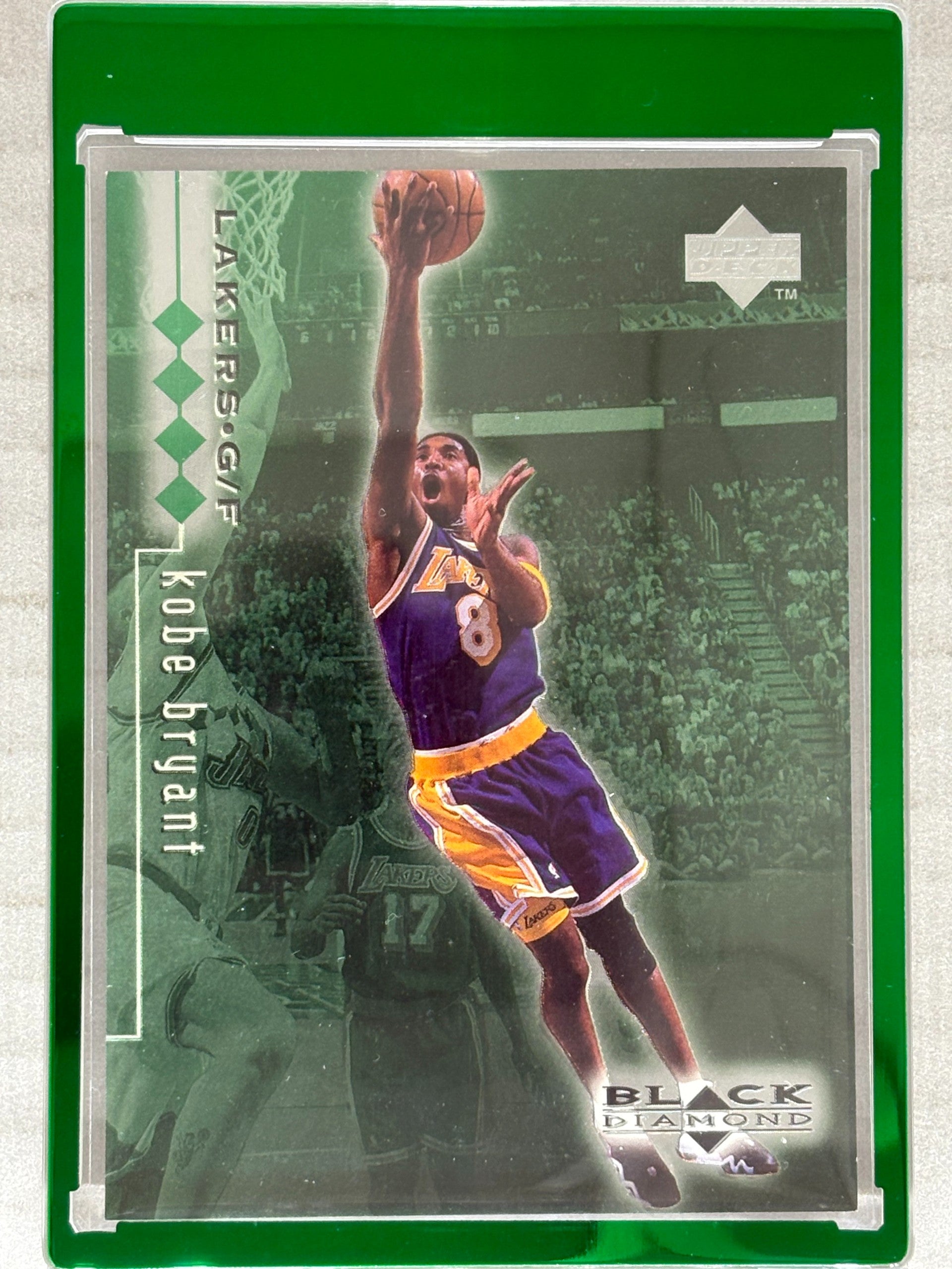 1999 Upper Deck Black Diamond Green /150 Kobe Bryant